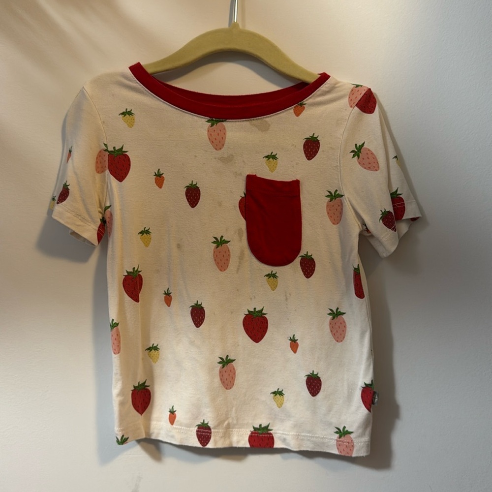 KYTE BABY Strawberry Tee 2T